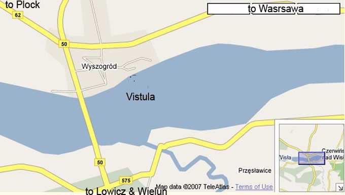 Wyszogrod-map